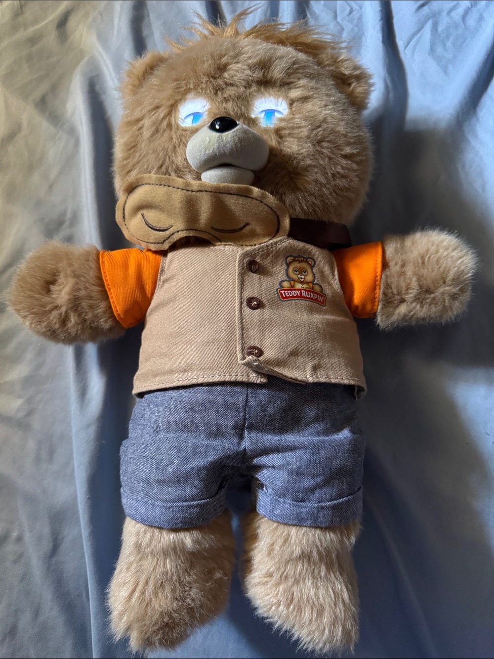 2017 TEDDY RUXPIN Animated Plush Talking Storytelling Bear Bluetooth LCD Eyes